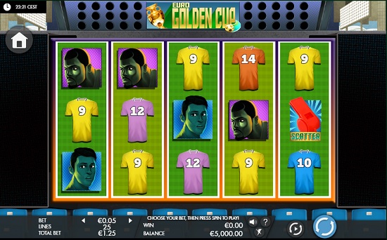 Euro Golden Cup slot screenshot big